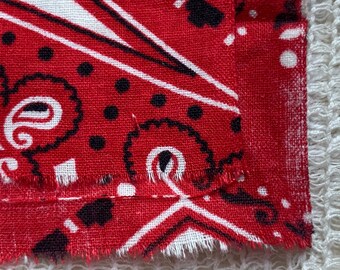 小物 60's Vintage bandanna iron cross pattern Rare 60s-70s