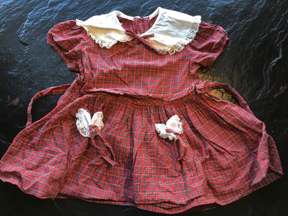 Vintage Mid-Century Girl's Dress // size 3T-4T? >… - image 1