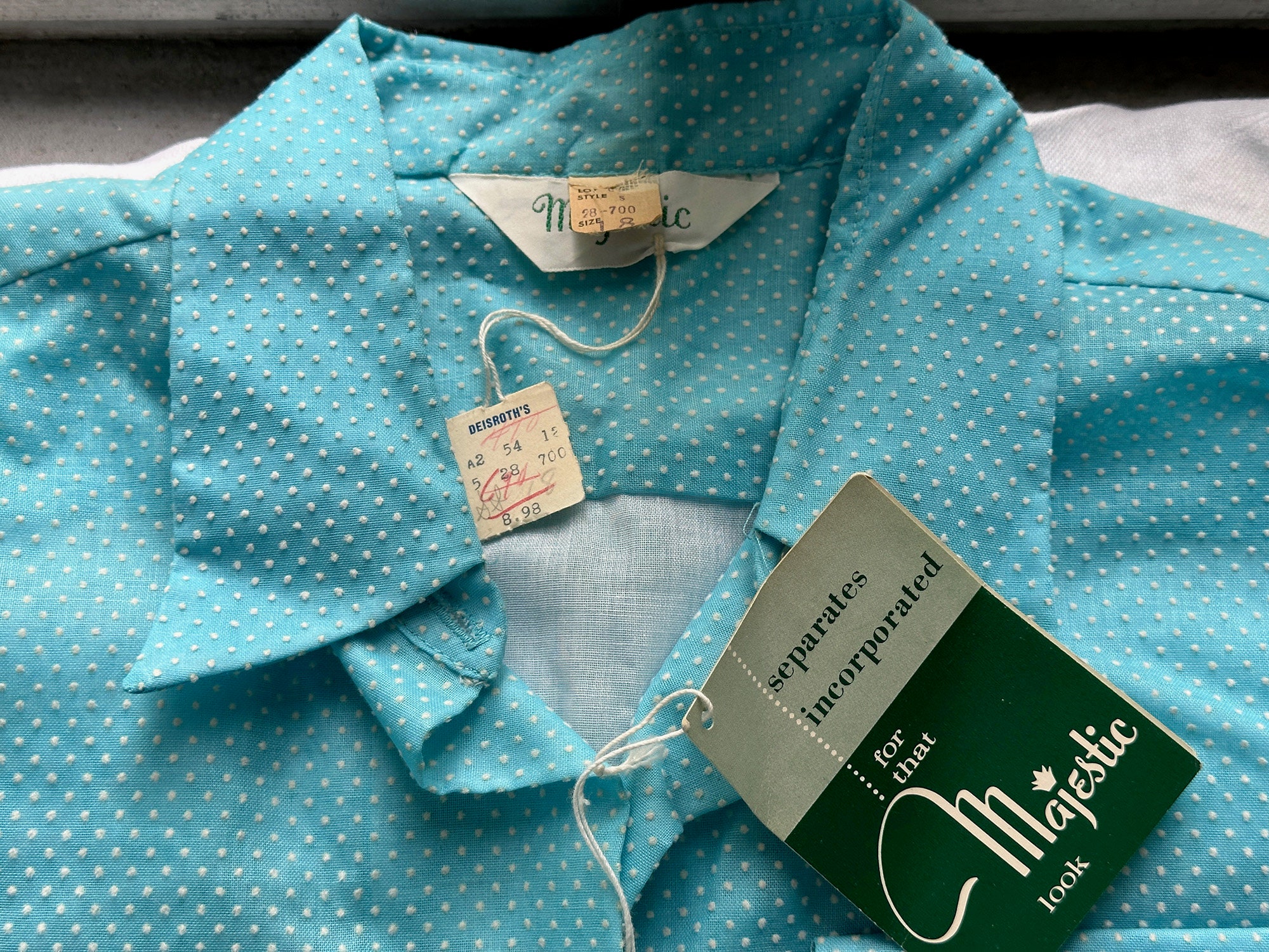 1960 Deadstock Blouses - Etsy