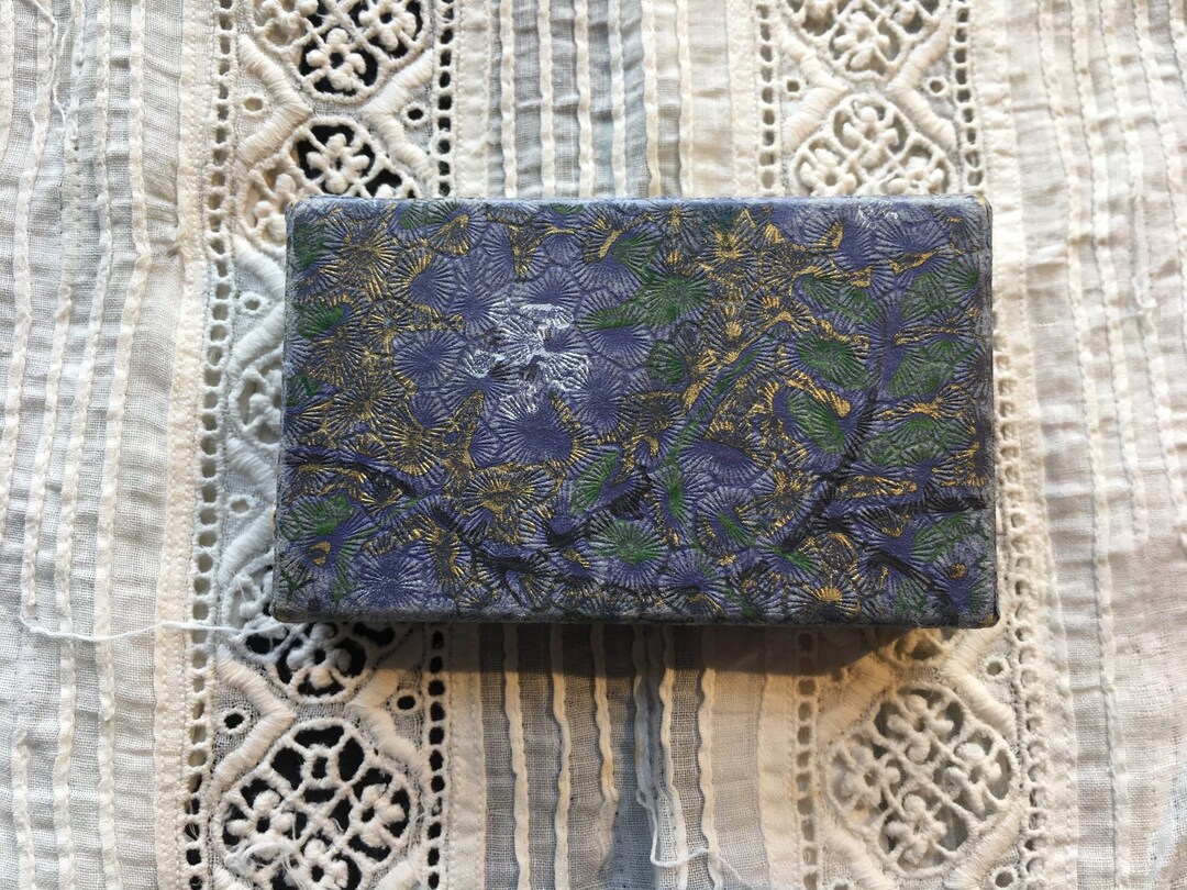 Antique Vintage Paper Box // 1.75x3 Victorian, Edwardian