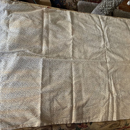 Antique Vintage 1800s Cotton Fabric Drawstring Bag shops // 48x25