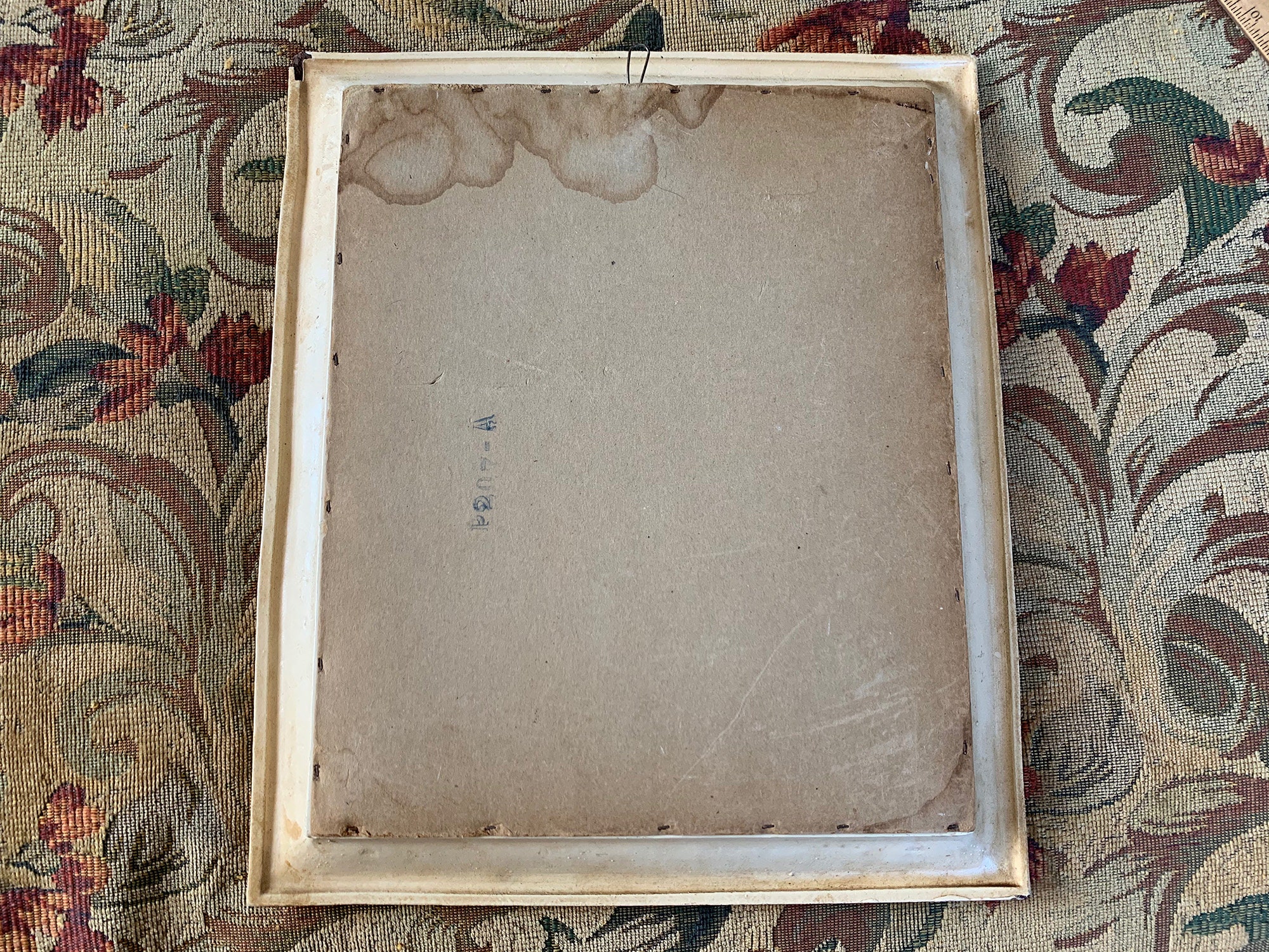 1950年代Turnerミッドセンチュリー リトグラフ プリント フラワー Vintage Framed Turner Floral Print // 12x14