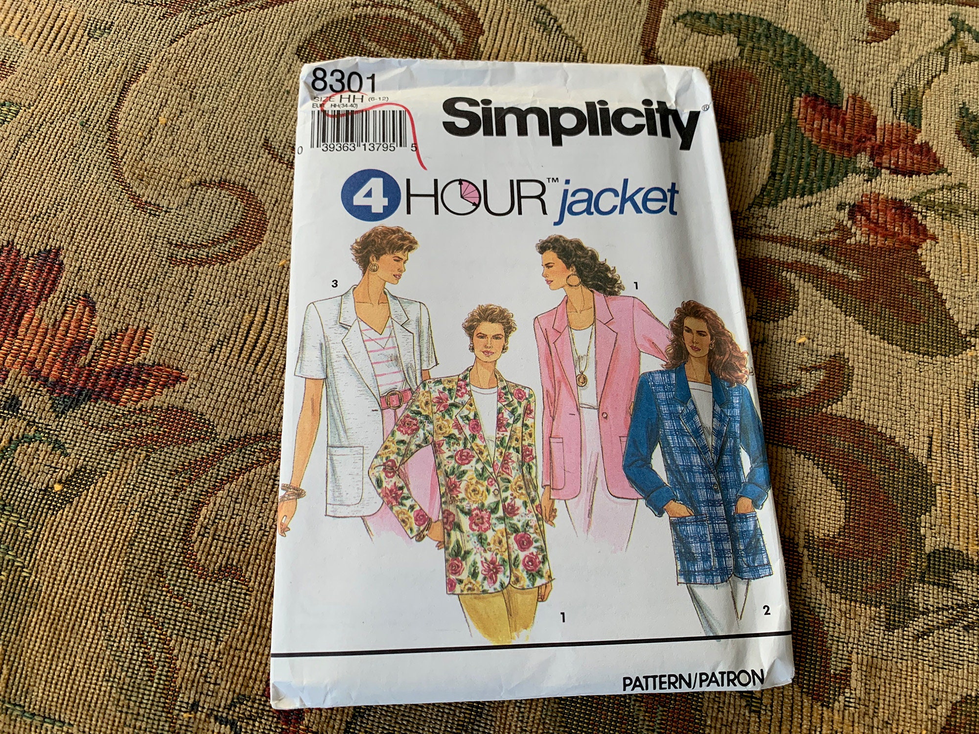 Misses Jacket With Optional Lining Pattern // Simplicity 8301 > Sizes 6 ...
