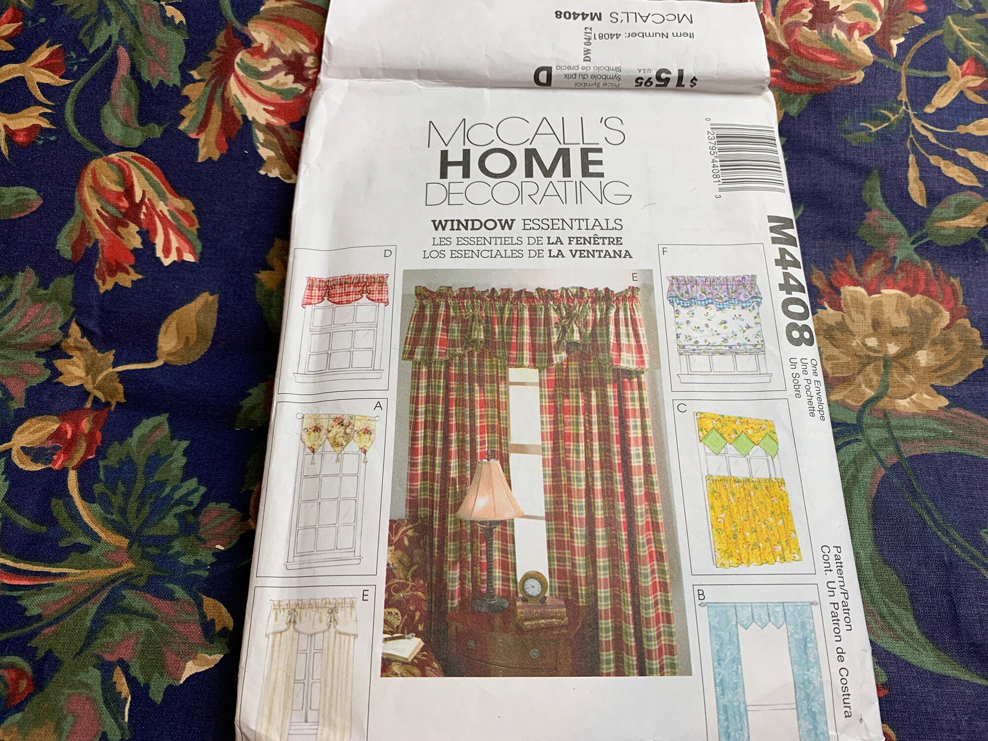 Window Essentials Pattern // Mccall's 4408 Unused, Uncut 6 Window  Treatments, Valance, Cafe Curtains, Side Panel, Pointed, Tassels, Bows -   Australia