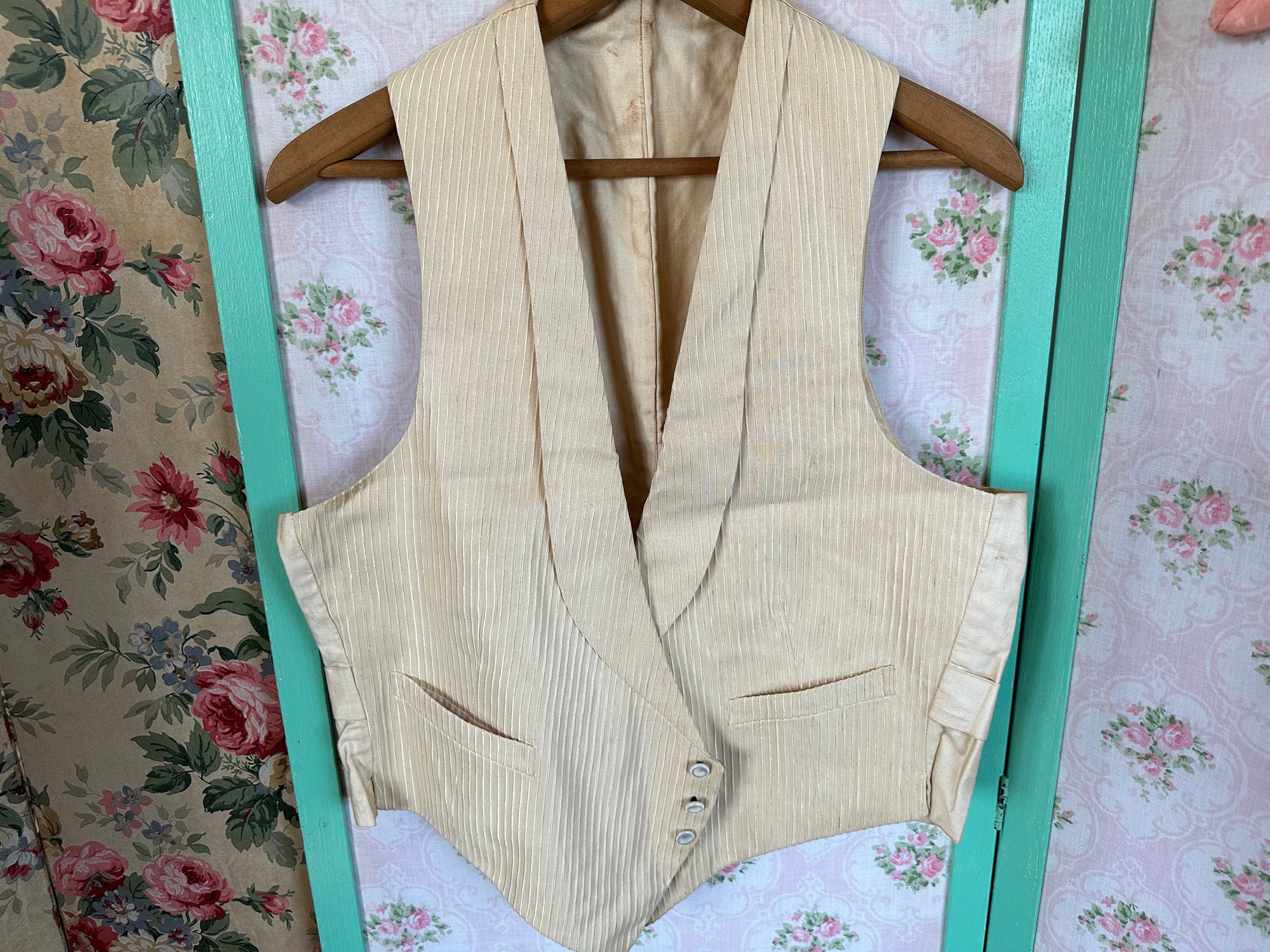 1890-1920s Japanese vintage vest アンティーク 1890s Decade Vintage Vests for Men for sale | eBay