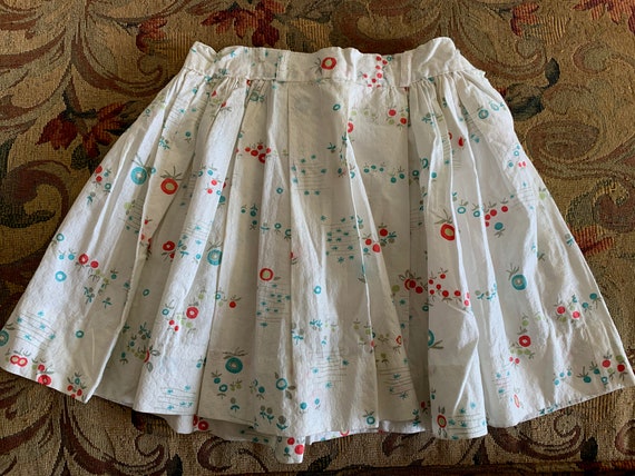 Vintage Mid-Century Girl's Romper Skirt // 24" wa… - image 7