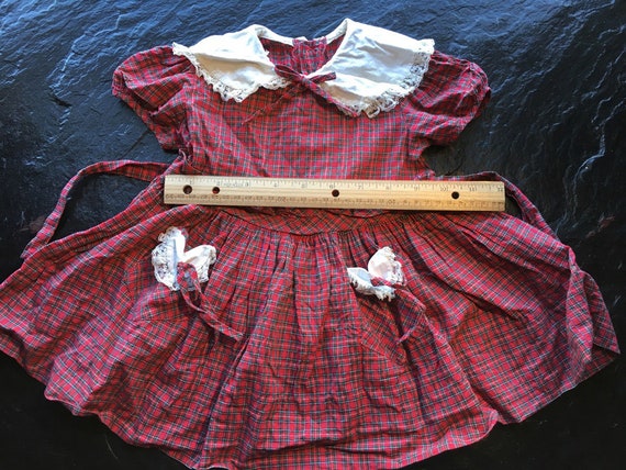 Vintage Mid-Century Girl's Dress // size 3T-4T? >… - image 3