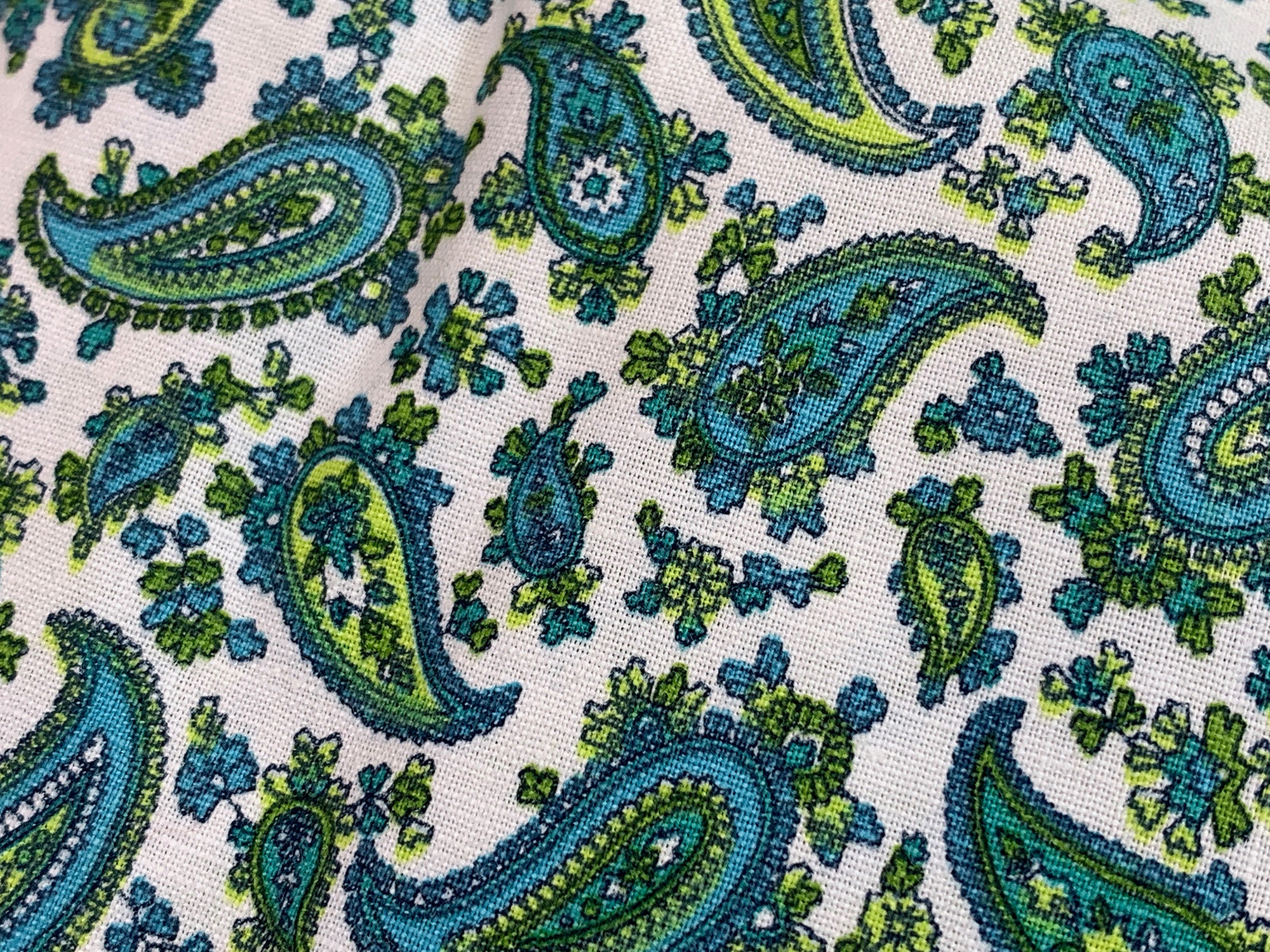 希少 80s Eddie Bauer Paisley Cotton Knit 希少 80s Eddie Bauer Paisley Cotton Knit