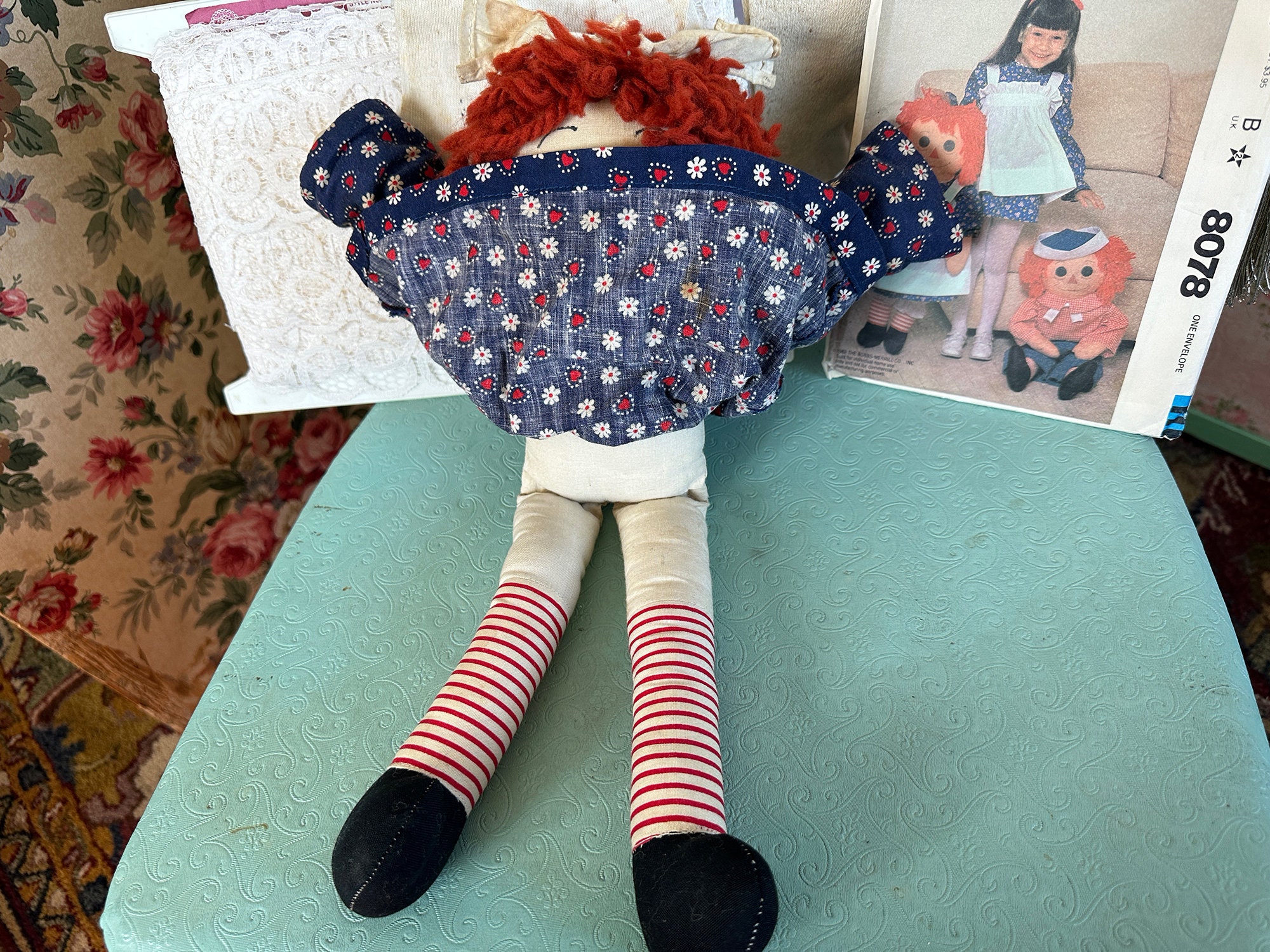 Vintage 1970s Raggedy Ann Doll // / 15 Vintage 1970s Raggedy Ann Doll // / 15