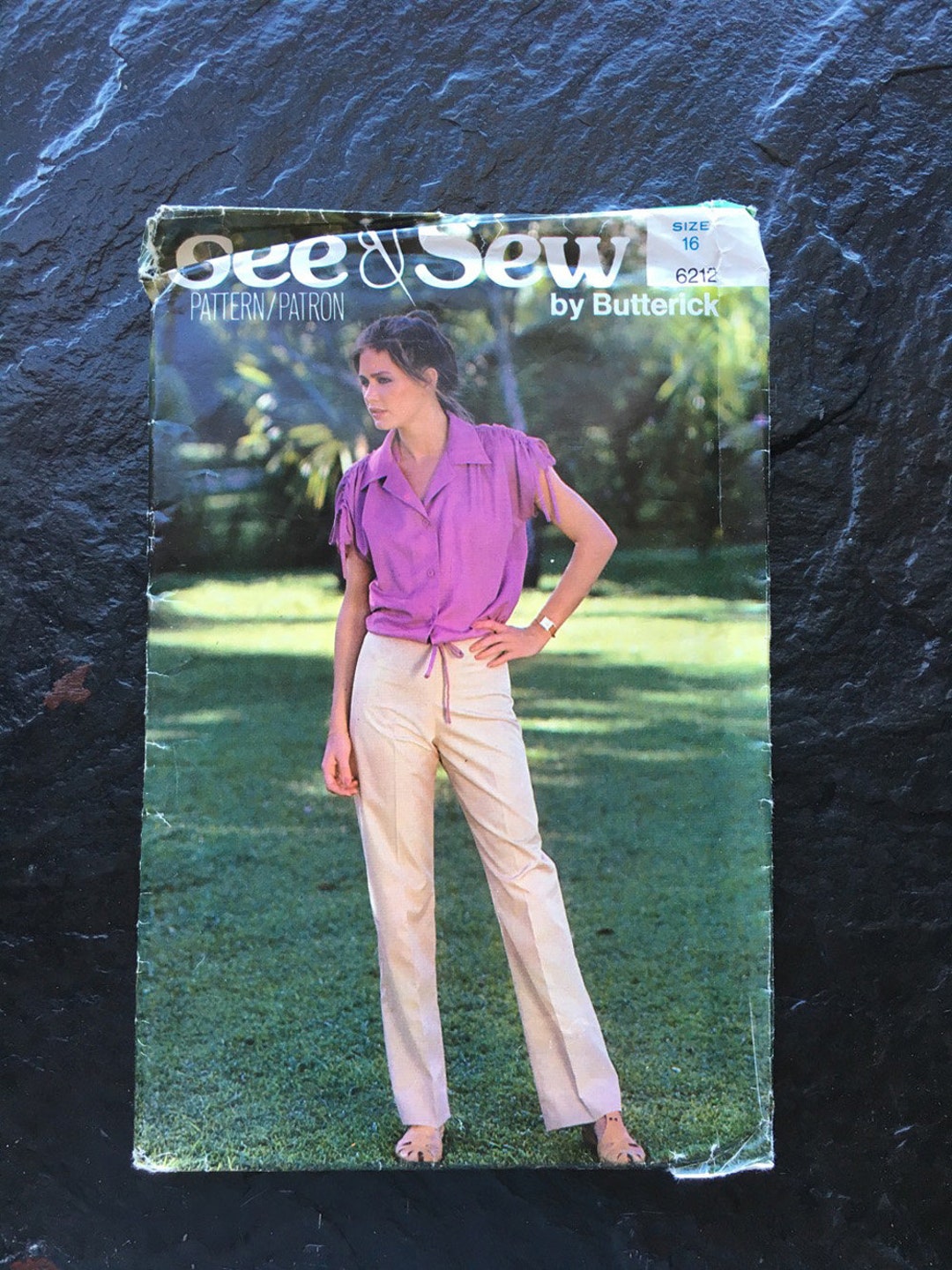 Vintage 1970s Misses' Top and Pants Pattern // Butterick See Vintage 1970s Misses' Top and Pants Pattern // Butterick See
