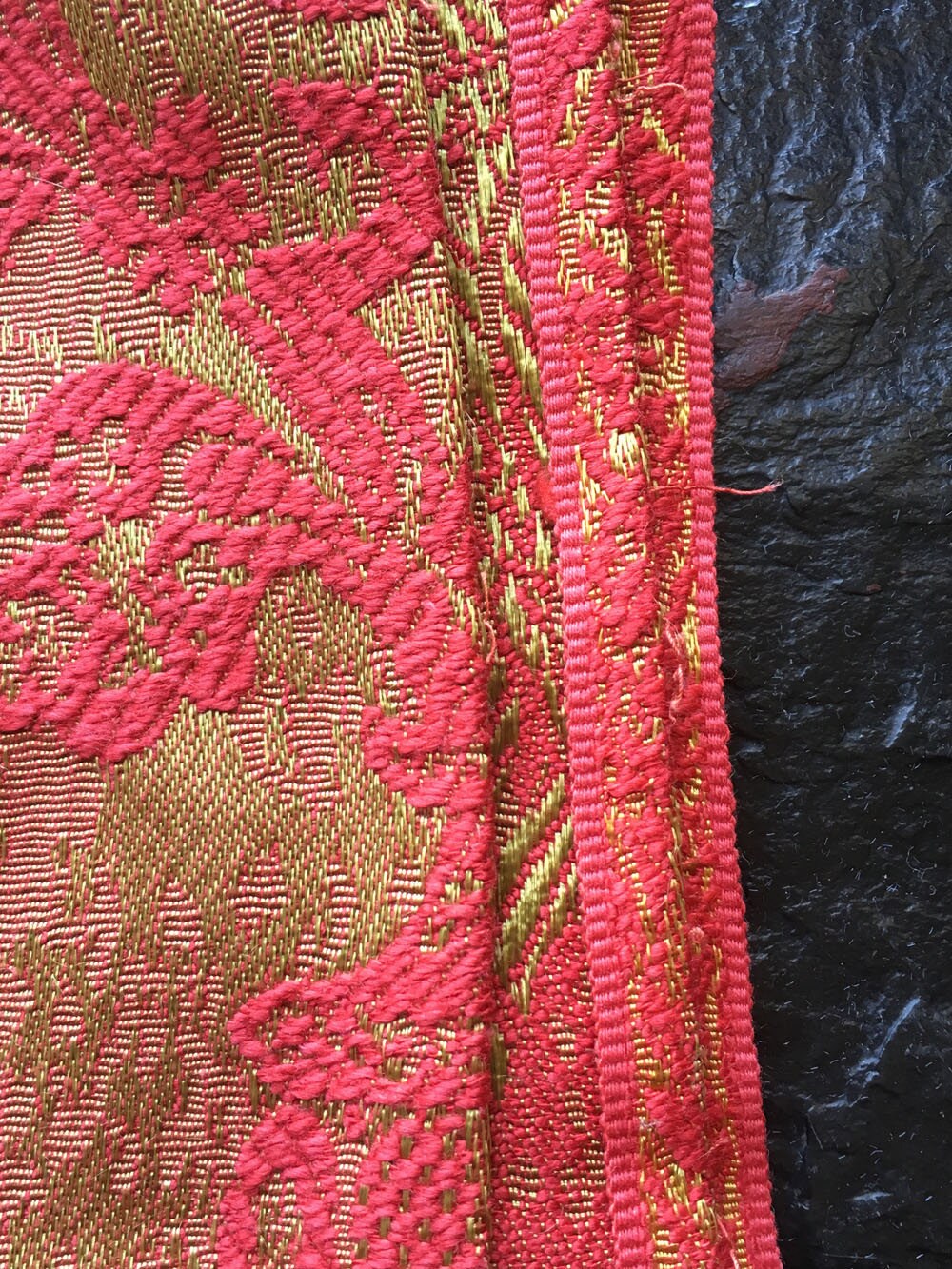 Vintage Damask Fabric // 2 Pcs 85x50 and 60x33 Etsy