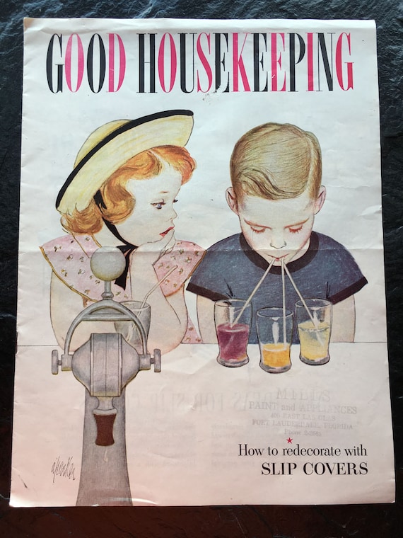 Vintage 1950s Good Housekeeping How to Redecorate With Slip Covers