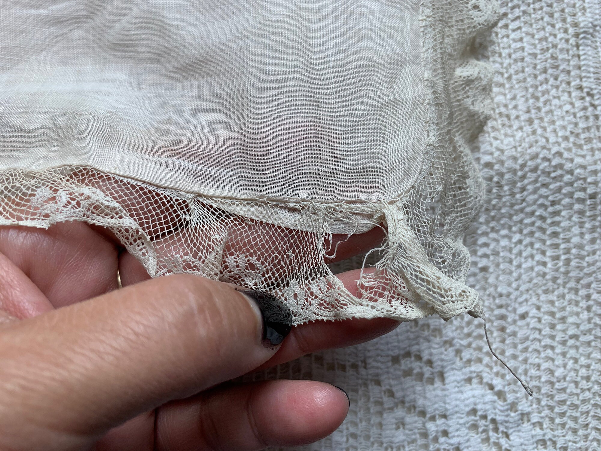 Vintage Embroidered Boudoir Pillow Cover // 11x17 Plus Etsy