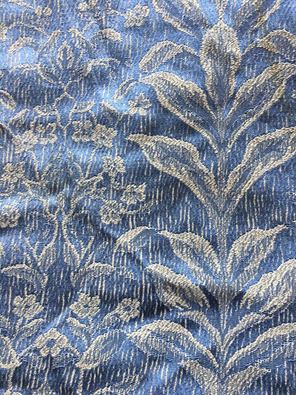 Antique Vintage Brocade Fabric Curtain Panel // 25x90x43 Etsy