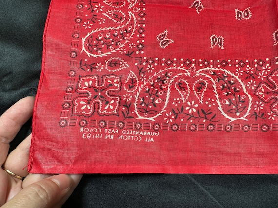 小物 60's Vintage bandanna cross pattern 小物 60's Vintage bandanna cross pattern Vintage 60's Fast