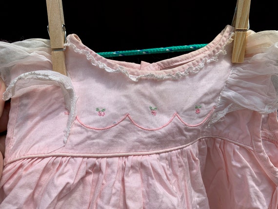 Vintage Mid-Century Baby Dress // 12 Mos > Nannet… - image 3