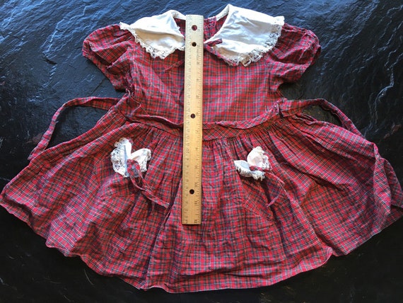 Vintage Mid-Century Girl's Dress // size 3T-4T? >… - image 4