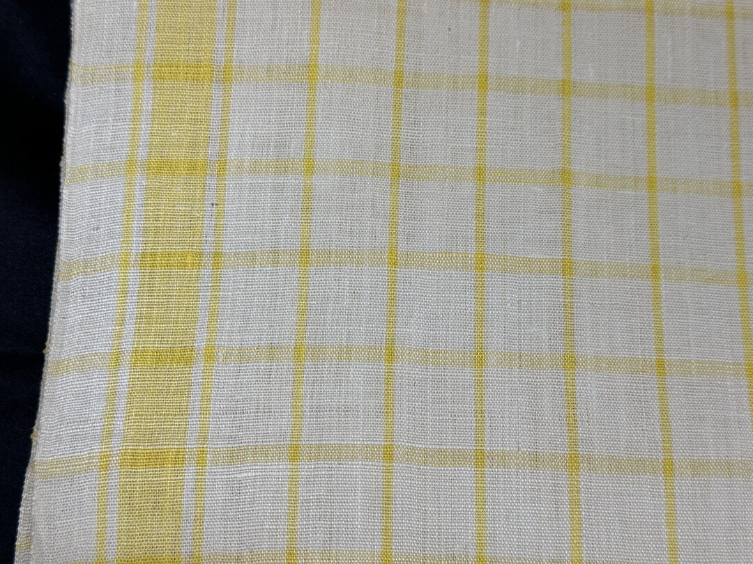 Vintage Linen Toweling Fabric- Last Piece! // 49x17.5