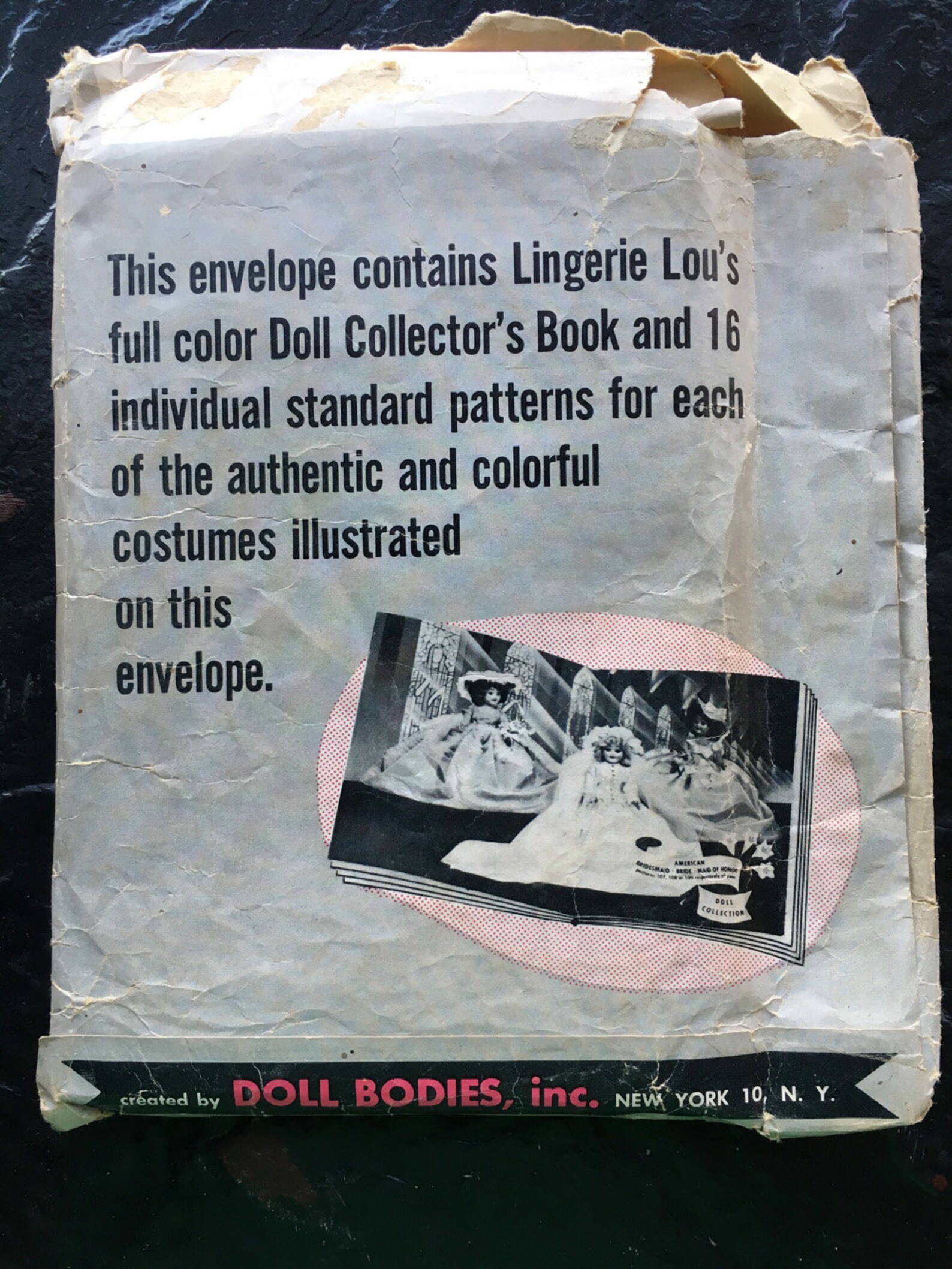 Vintage 1950s Lingerie Lou Dolls 16 Unused Patterns // Boudoir