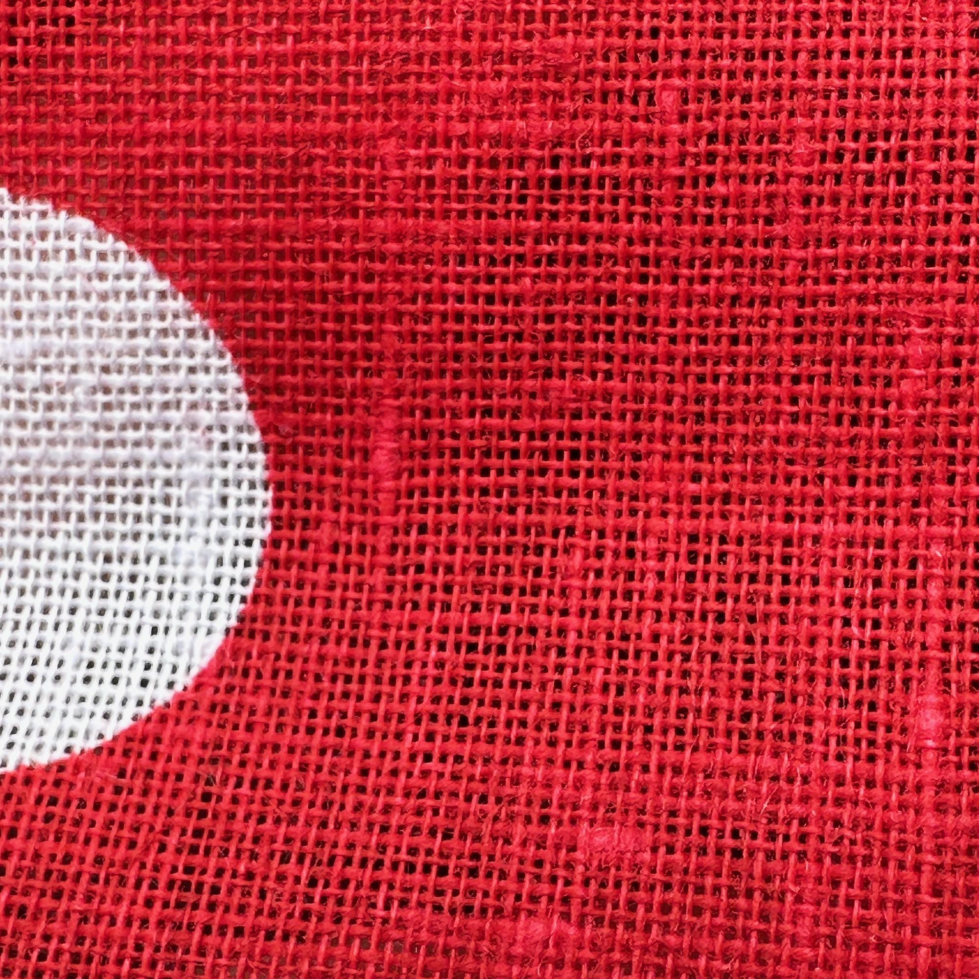 Bright Red & White Polka Dot Fabric // 72x44 Unused Deadstock Big 7/8 Dots, Stiff, Linen Feel - Etsy Bright Red & White Polka Dot Fabric // 72x44 Unused Deadstock Big 7/8 Dots, Stiff, Linen Feel - Etsy