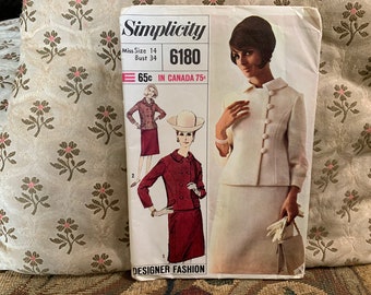 EPOCASTORIA トップス Vintage 1960s Misses' Suit Designer Fashion Pattern