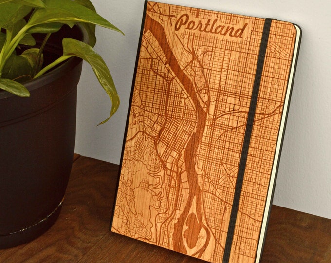 Rustic Wood Journal Forest Meadow Diary Etsy