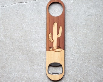 Personalized Cactus Bottle Opener | Industrial Grade Bottle Opener | Corporate or Custom Bottle Openers | Autumn Woods Co | Wholesale