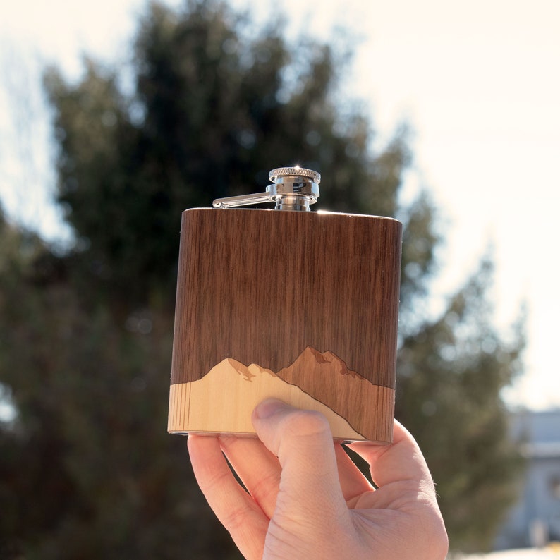 Mountain Hip Flask by Autumn Woods Co image 5