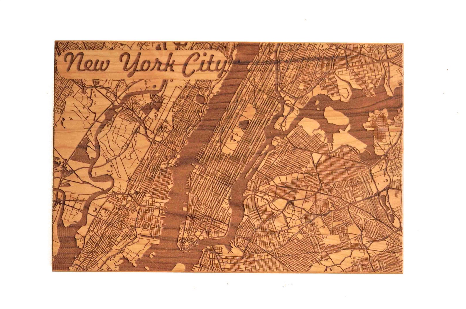 Handmade Wooden Wall Art City Map Wall Art Cartography Etsy UK