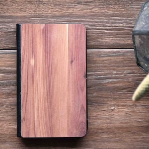 Customizable Pocket Journal - Engraved Wood Journal