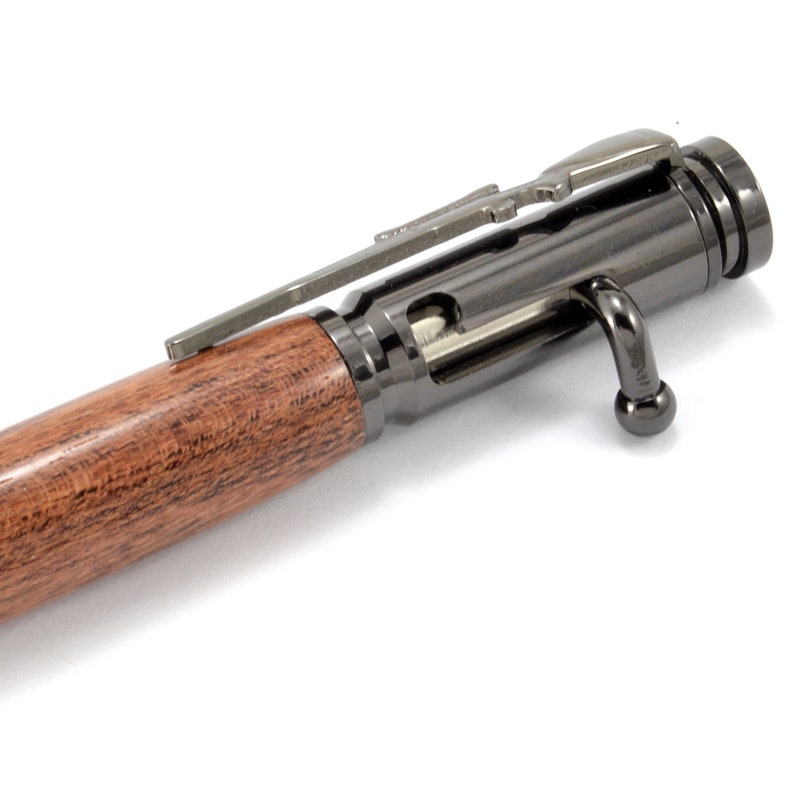 Bolt Action Pen Gun Gifts for Him Engraved Pen Wood Pen Etsy