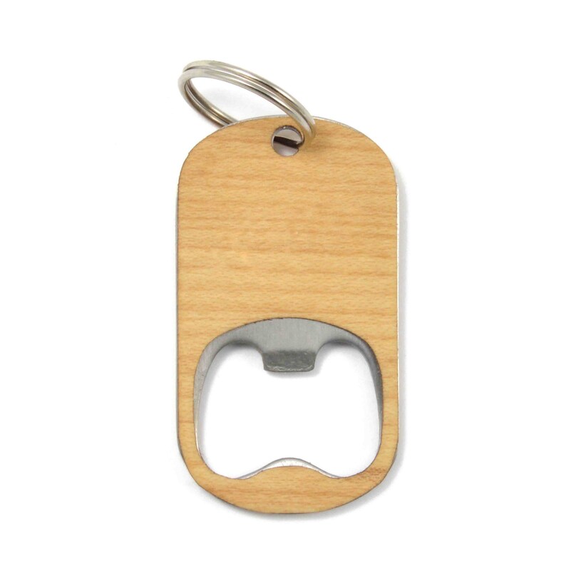 Personalized Wood Bottle Opener Keychain: Engraved Gift - Etsy