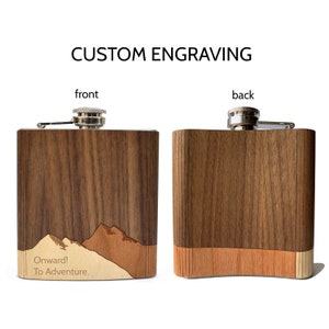 Mountain Hip Flask by Autumn Woods Co image 3
