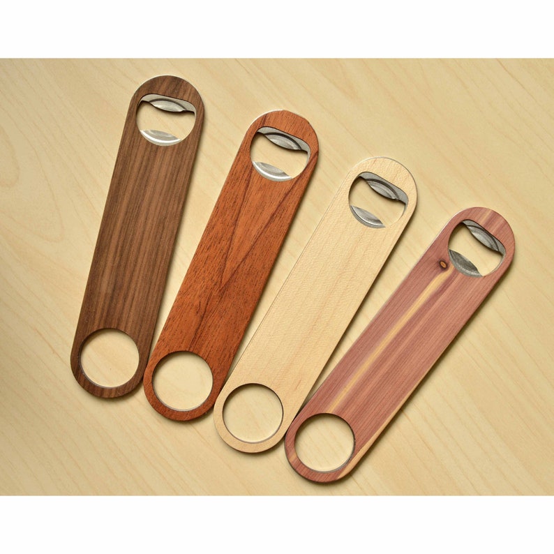 Wooden Bottle Openers Custom Wood Bottle Opener Logo Etsy