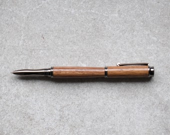 The Admin in Jatoba Cherry by Autumn Woods Co | Premium Handcrafted High End Rollerball Pen | Company Gifts