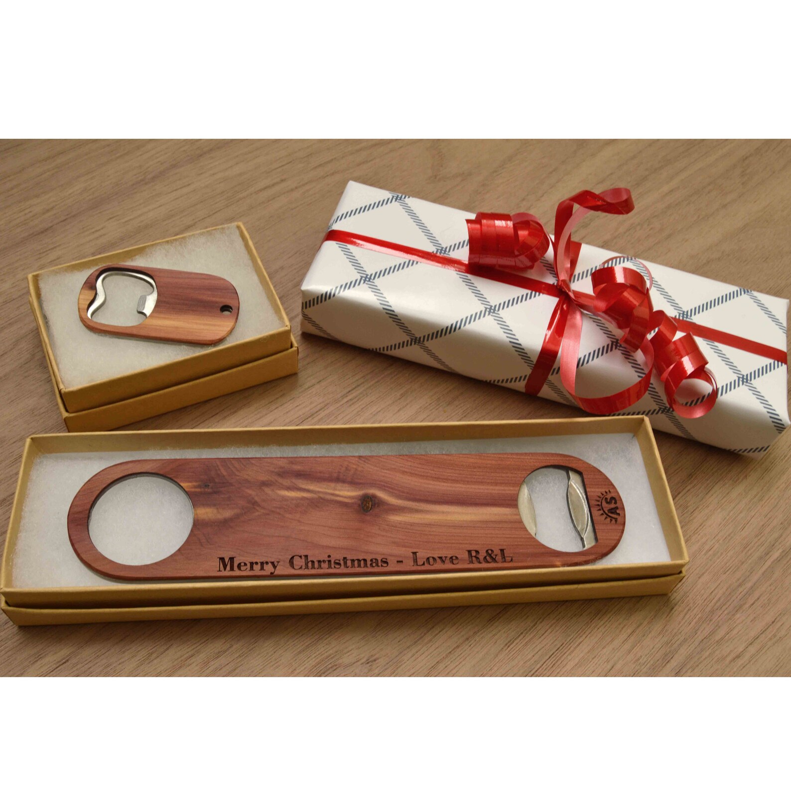 Personalized Cedar Bottle Opener Birthday Gift Under 25 Etsy