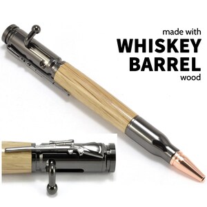 WHISKEY WOOD BARREL pen, Mens Gift, Bourbon Gift, Whiskey Gift for men, Personalized Gift, Whiskey Lover, Whiskey Glass