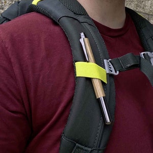 Handcrafted Equinox Rollerball Pen by Autumn Woods Co, Crafted from Whiskey Barrel Wood, Great Pocket Pen, Take it Camping