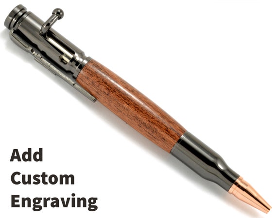 Rifle Design Pen Case /& Ball Point Shooting Gift FREE ENGRAVING /& Postage