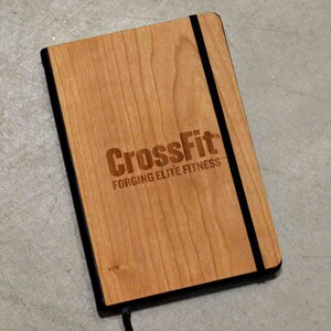 Personalized Cherry Wood Journal: Engraved Notebook, USA Made image 8