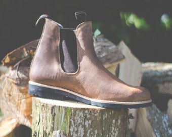 Traditional Chelsea Leather Boots