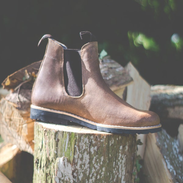 Traditional Chelsea Leather Boots
