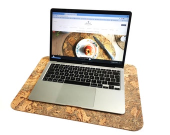 Cork Desk Mat for Laptop  Iceberg 40x30cm