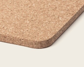 26"x18" Edwin Wood Frame Natural Cork Board Gray - Amanti Art: Wall - View #8