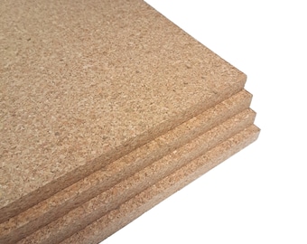 Cork Notice Board Wall Tiles Natural  600x300x15mm