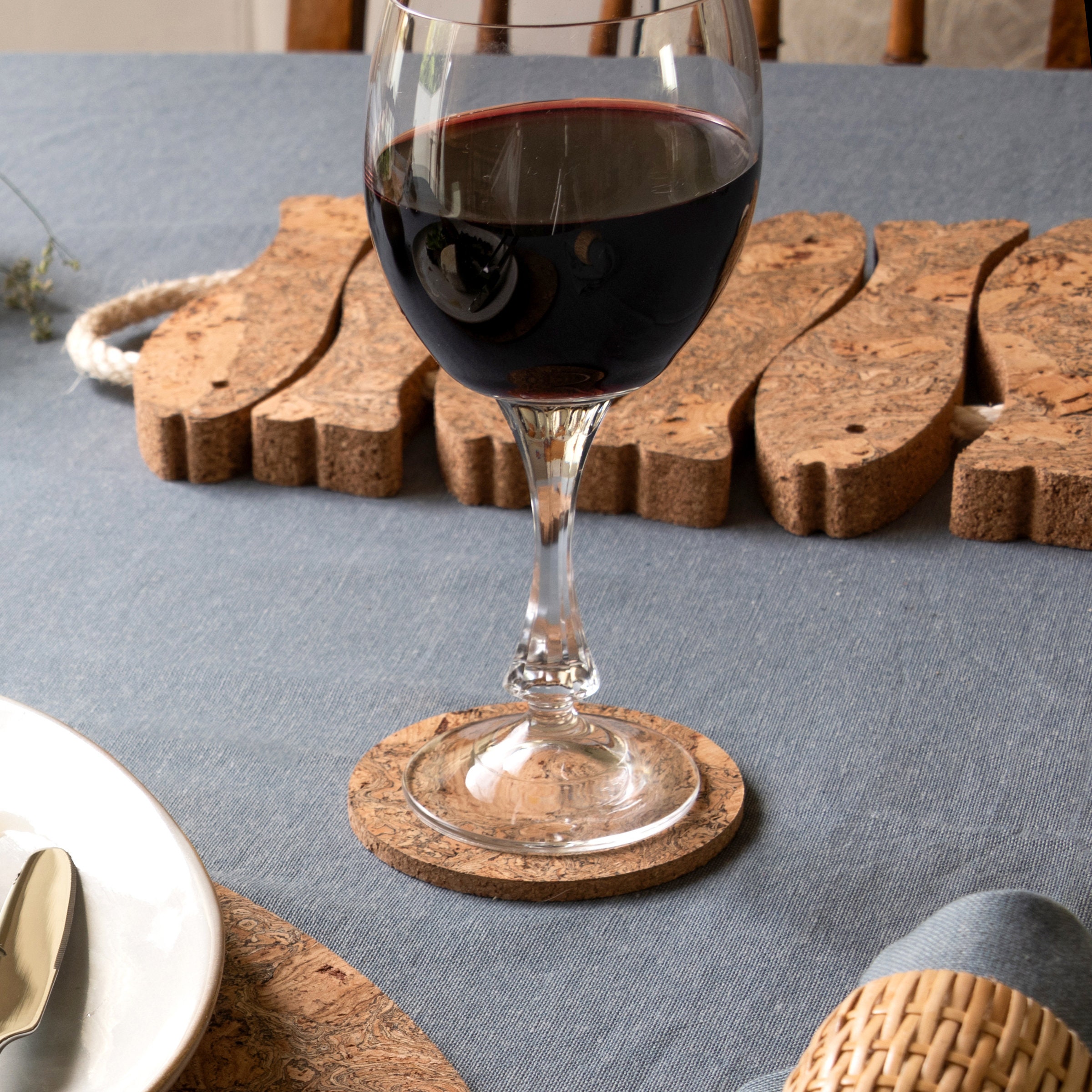 Italian Olive Wood Coaster Set of 4 Coffee Tea Wine Whisky Coasters Wedding  Home Gift New Home Gift Housewarming 