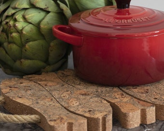 Twist Cork Fish Trivet