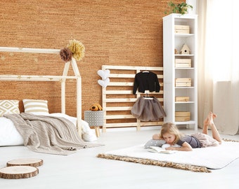 Natural Cork Decorative Wall Tiles - STRATA Natural