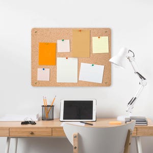 Large Natural Cork Notice Board 600x450x15mm