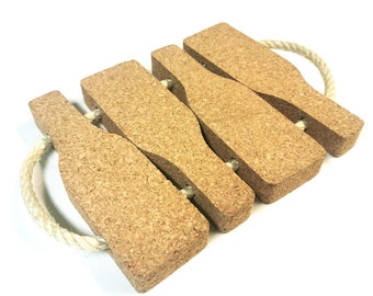 Natural Cork Bottle Shape Trivet